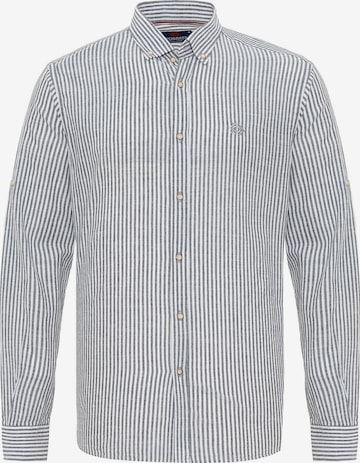 CIPO & BAXX Hemd 'CH194' in Schwarz: Vorderseite