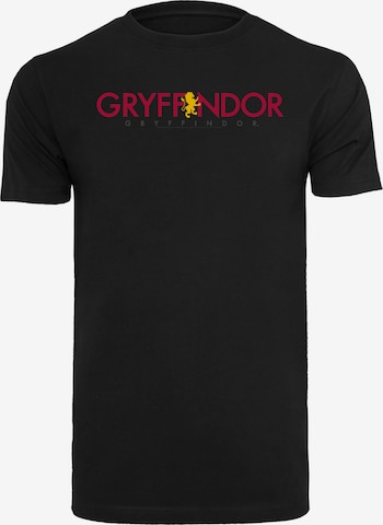 F4NT4STIC Shirt 'Harry Potter Gryffindor' in Zwart: voorkant