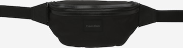 Calvin Klein - Riñonera 'REMOTE' en negro: frente