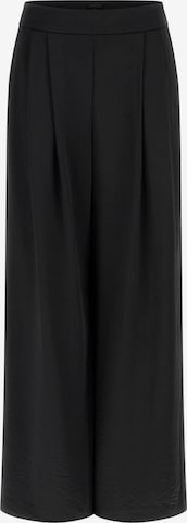 GUESS Wide leg Pants in Black: front