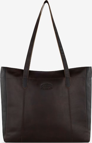 KLONDIKE 1896 Shoulder Bag 'Rush Rachel' in Brown: front