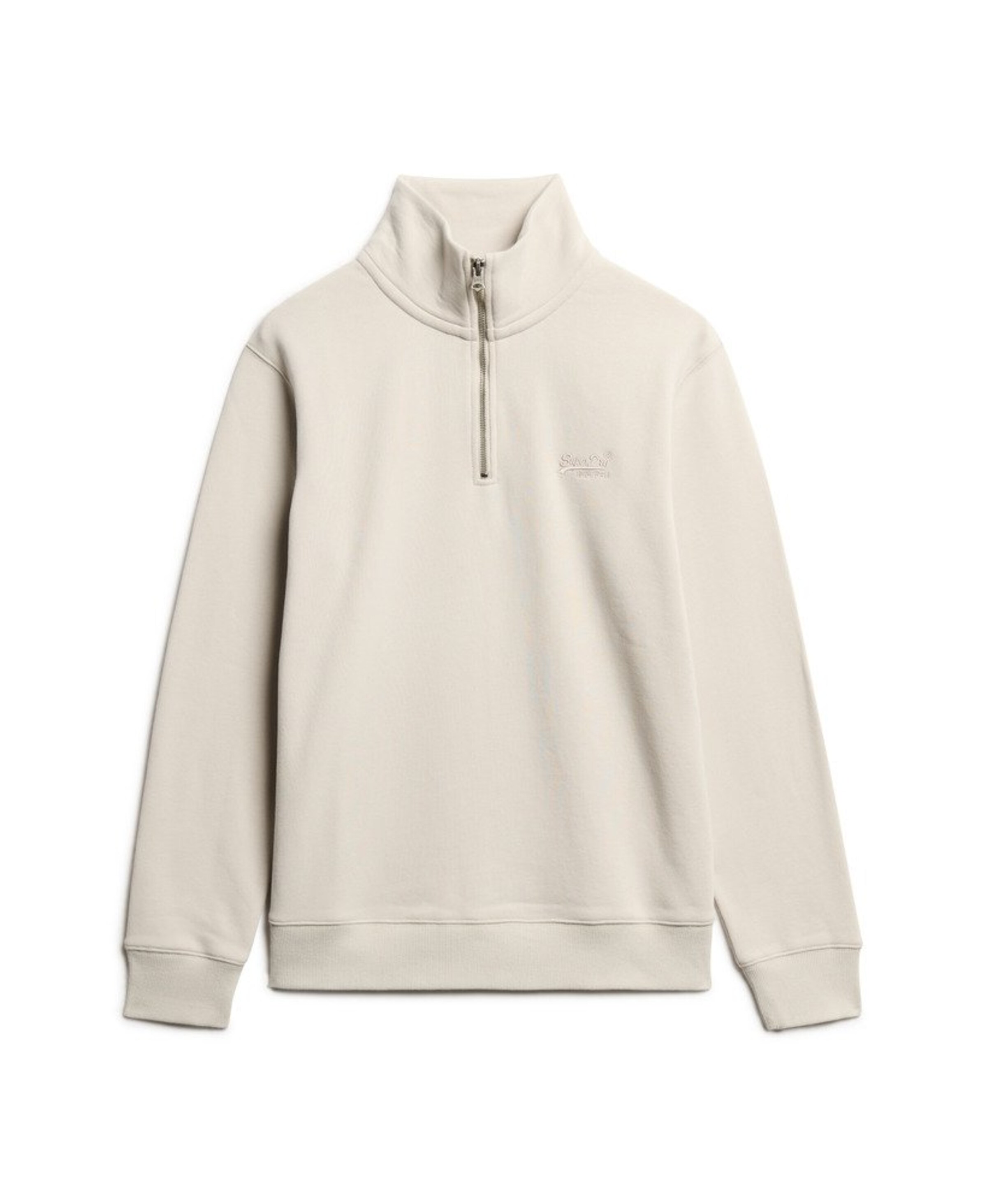 Sweat-shirt 'Essential' Superdry en beige : devant