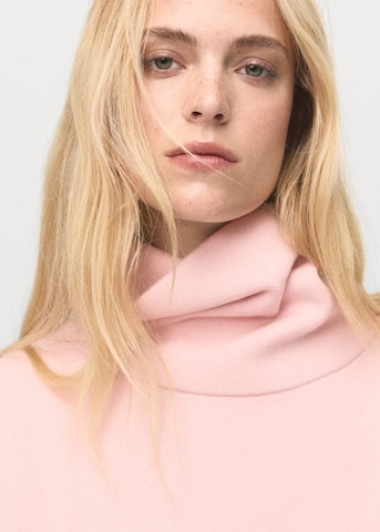 MANGO Sweater 'Comfy' in Pink