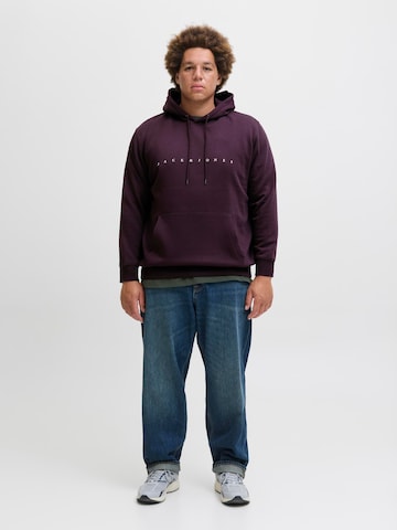 Jack & Jones Plus Sweatshirt 'JJEStar' in Purple