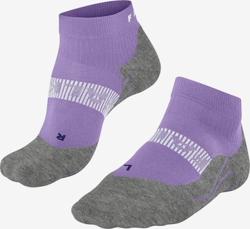 FALKE Athletic Socks 'RU4 Endurance Cool Short' in Purple: front