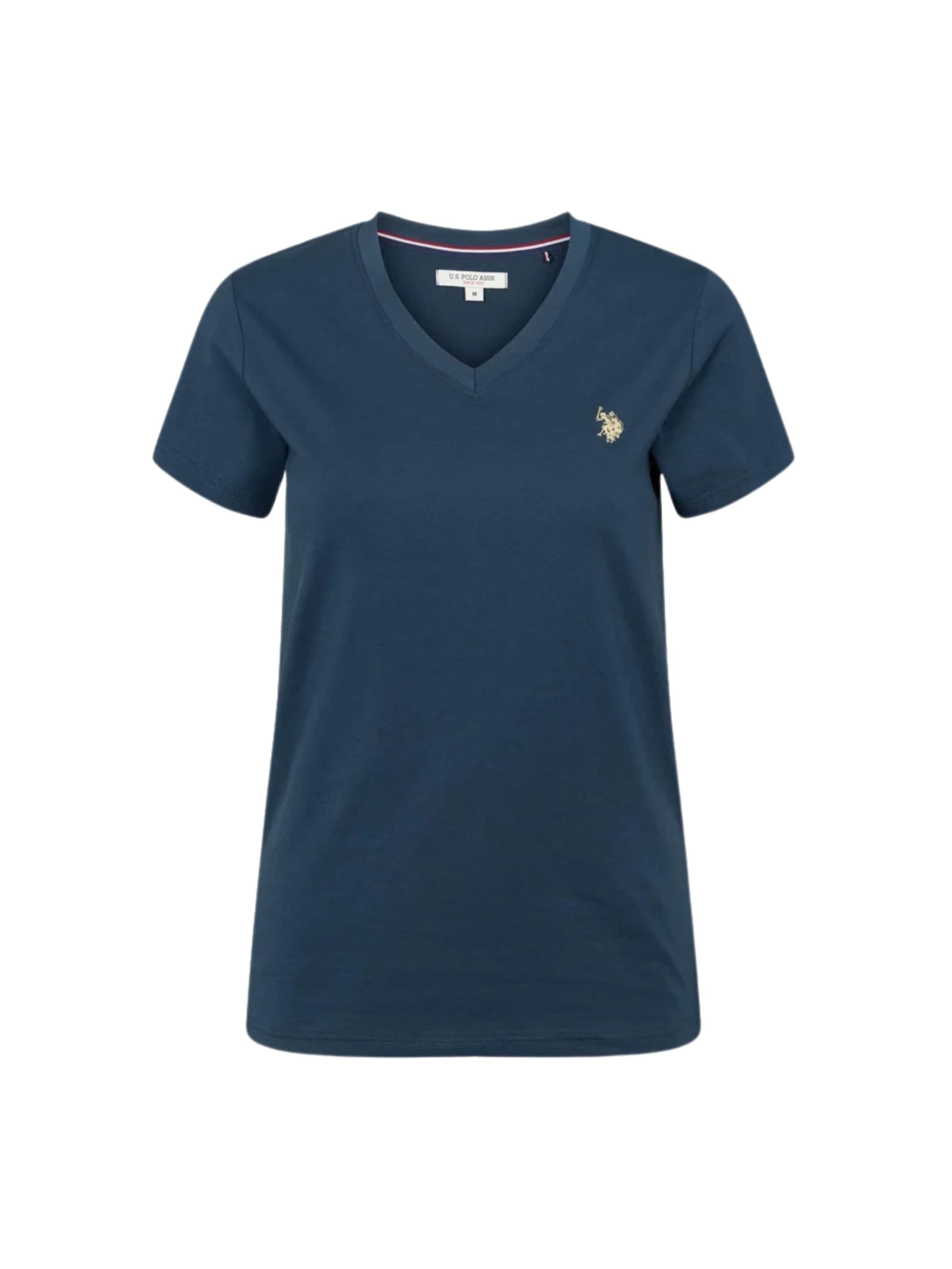 U.S. POLO ASSN. T-shirt ' Assie ' in Blau: Vorderseite