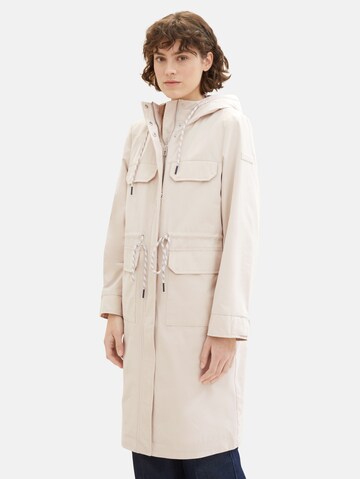 TOM TAILOR Átmeneti parka - fehér: elől