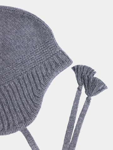 GOBI Cashmere - Sombrero 'Ultimate Warmth Knit Tie Hat' en gris
