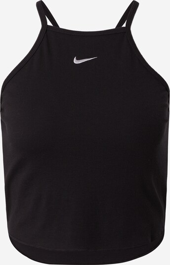 Nike Sportswear Top | črna / bela barva, Prikaz izdelka