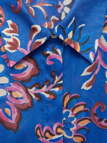 MANGO Bluse 'LENA' in Blau
