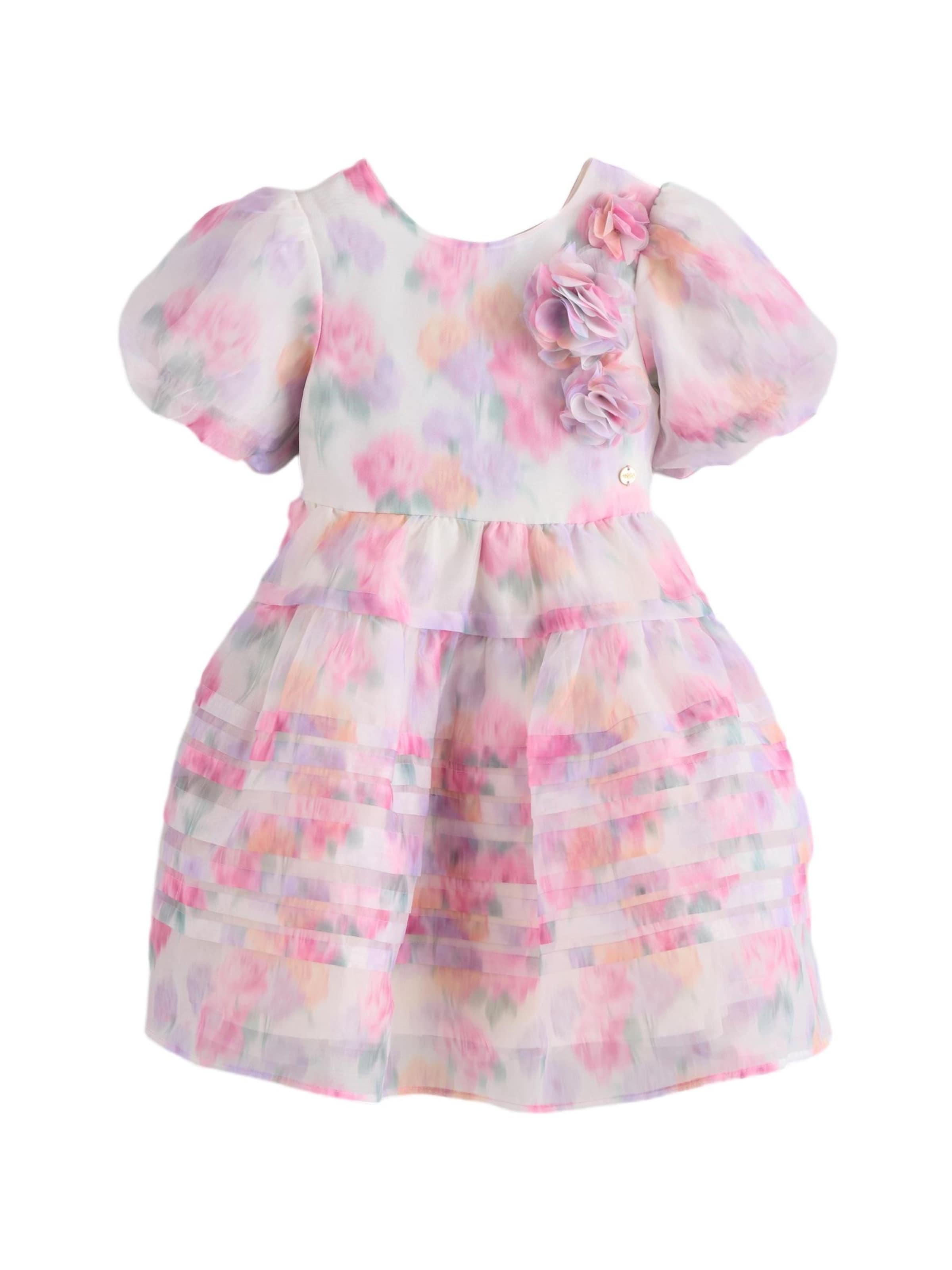 LAURA ASHLEY Jurk in Wit: voorkant