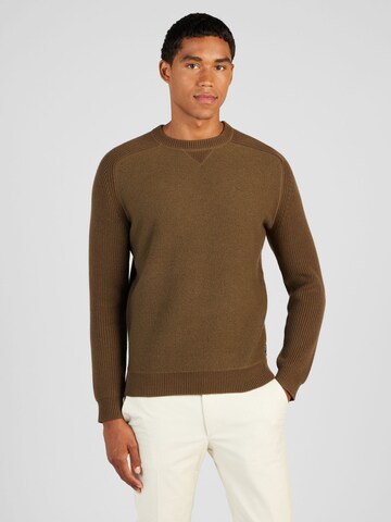 BOSS Sweater 'Matero' in Green: front