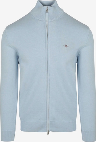 Vestes en maille GANT en bleu : devant