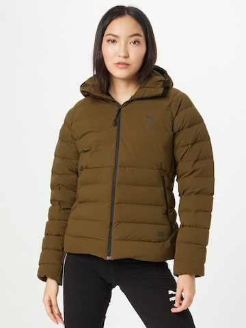 PUMA Sports jacket in Green: front