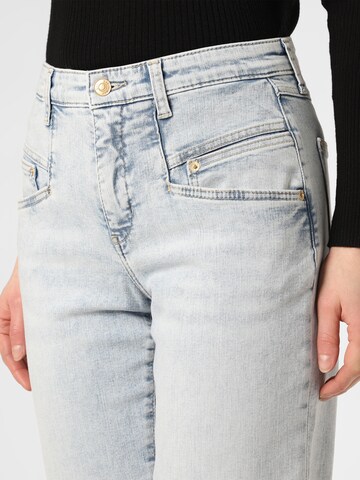 MAC Tapered Jeans 'Rich Carrot' in Blauw
