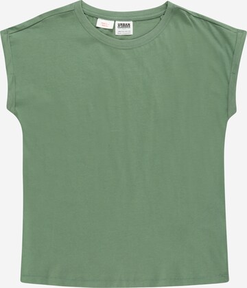 Urban Classics Shirt in Groen: voorkant