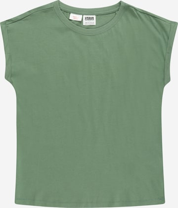 Urban Classics Kids Shirts i grøn: forside