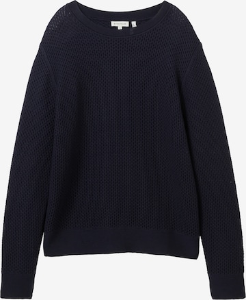 TOM TAILOR Sweater in Blue: front