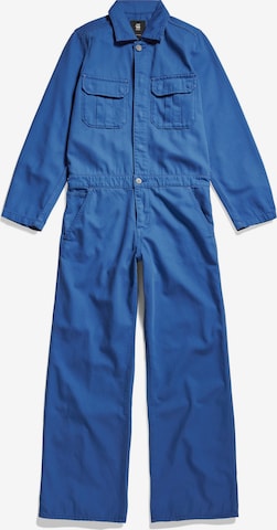 G-Star RAW Jumpsuit in Blauw: voorkant