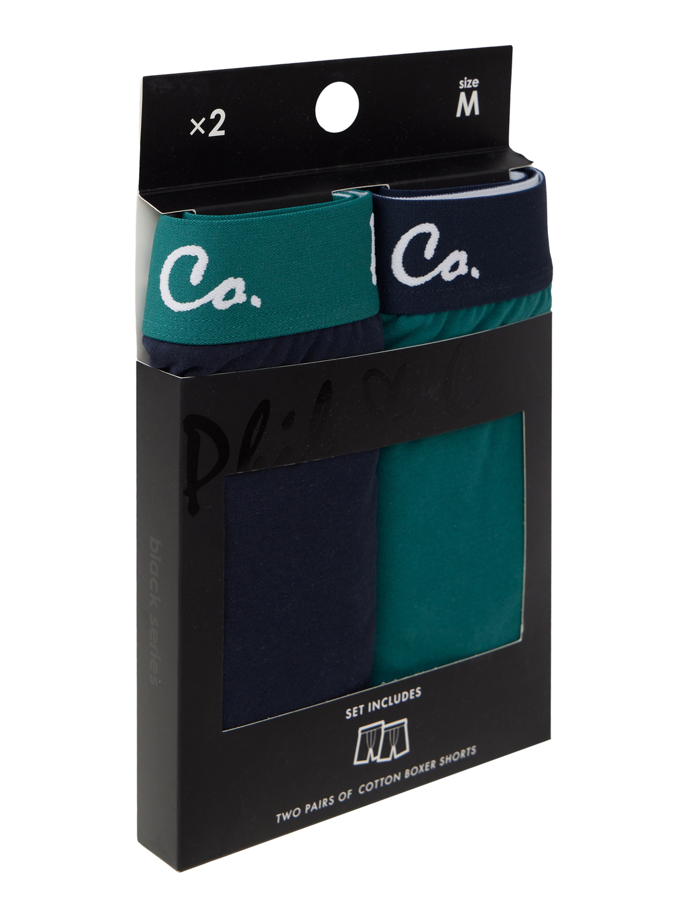 Phil & Co. Berlin Boxer shorts ' Long Boxer ' in Blue