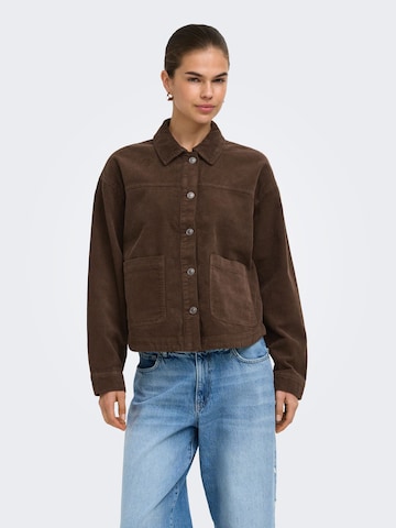 Veste mi-saison 'ONLKANA' ONLY en marron : devant