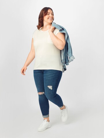 Vero Moda Curve Tričko 'Dava' – bílá