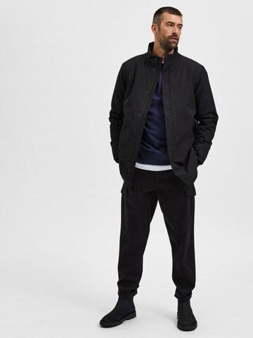 SELECTED HOMME Weatherproof jacket 'Peel' in Black