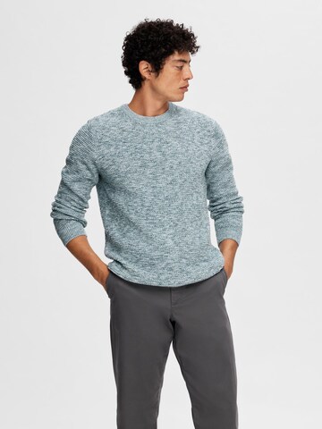 SELECTED Pullover 'New Vince' in Blau