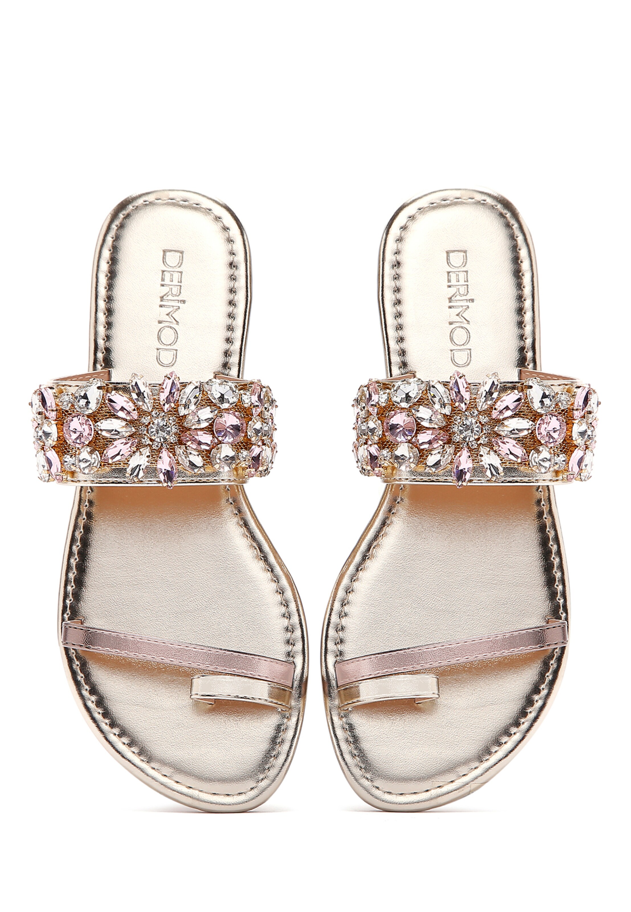 Derimod Mules in Gold