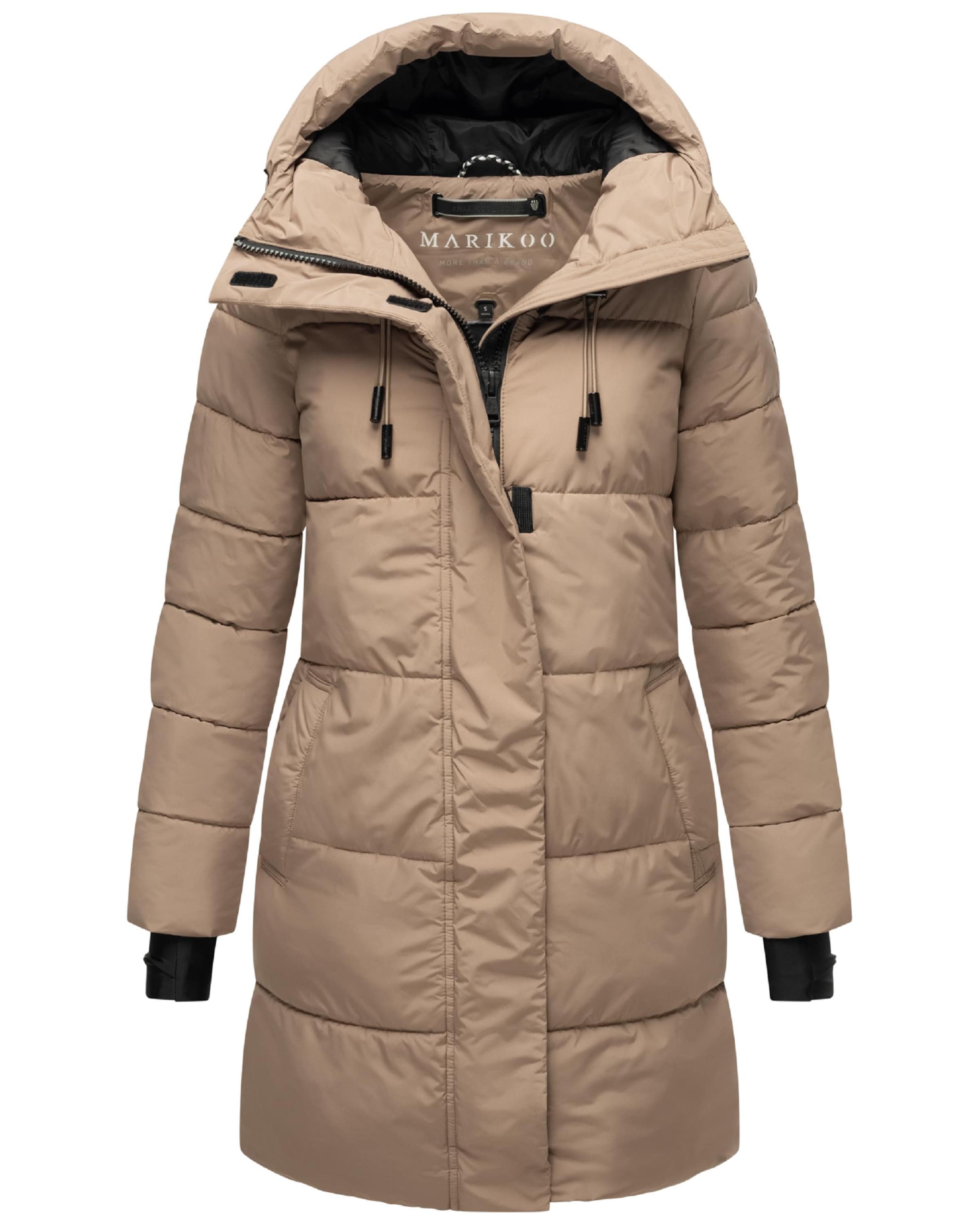 smėlio MARIKOO Žieminis paltas 'Kaituu XVI'