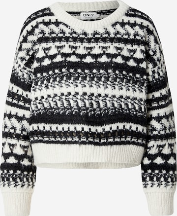 smėlio ONLY Megztinis 'ONLAlaia': priekis