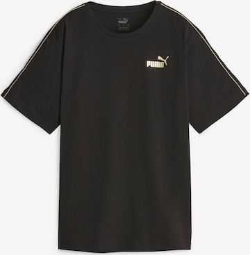 T-shirt fonctionnel 'ESS+' PUMA en noir : devant