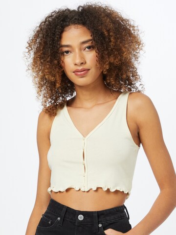 WEEKDAY Top 'Viola' in White: front