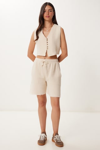 Happiness İstanbul Spodnie do garnituru w kolorze beżowy