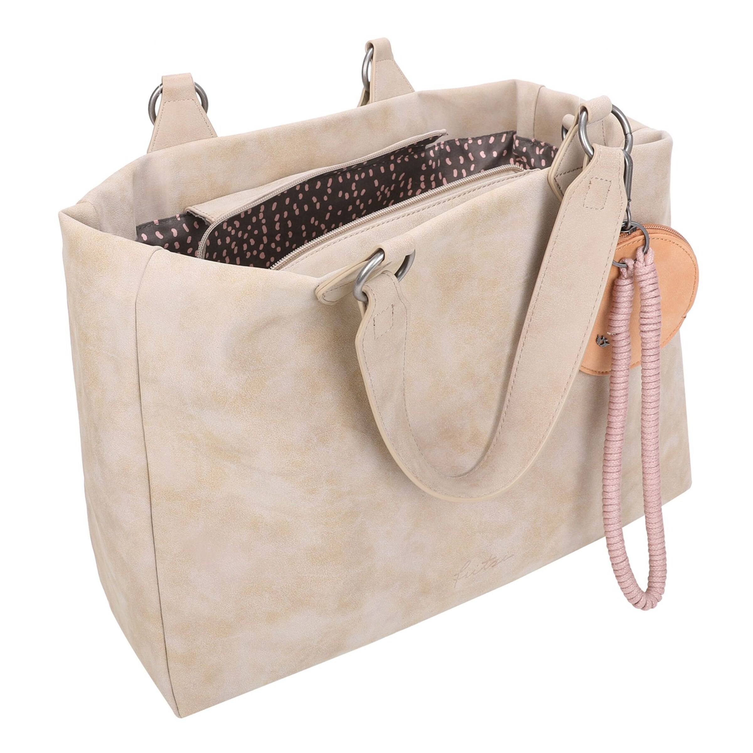 Fritzi aus Preußen Shopper 'Izzy' in Beige