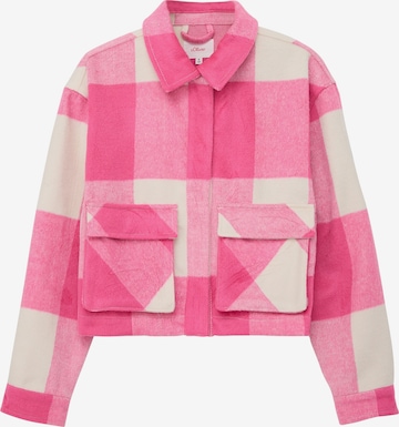 s.Oliver Between-Season Jacket in Pink: front