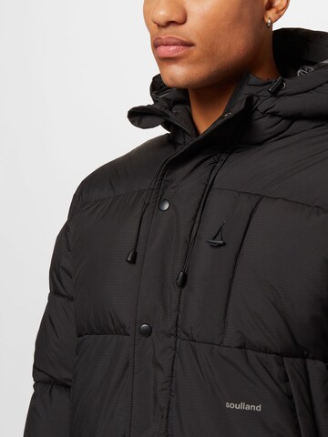 Soulland Winter Jacket 'Ian' in Black