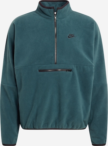 Nike Sportswear Sweatshirt 'Club+ Polar' in Blau: predná strana
