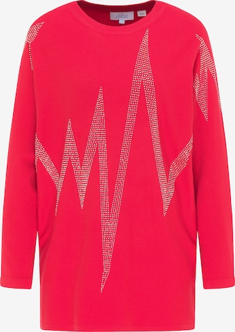 Pull-over usha BLUE LABEL en rouge : devant