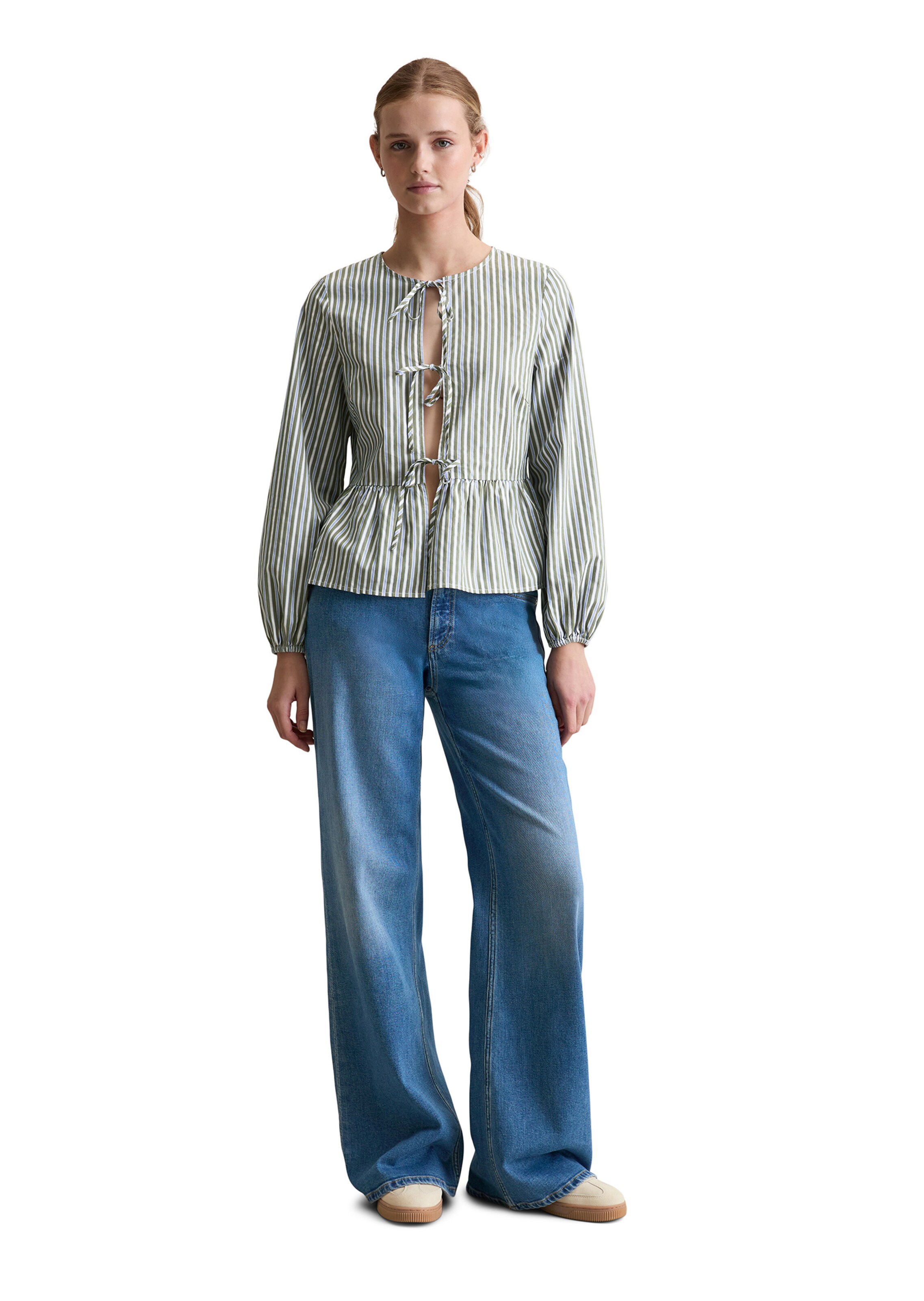 Marc O'Polo DENIM Bluse in Grün