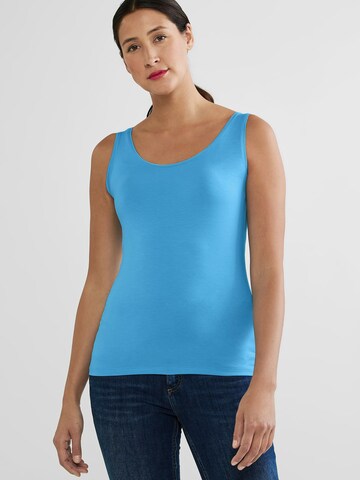 STREET ONE Top 'Anni' in Blauw: voorkant