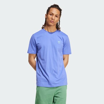 ADIDAS ORIGINALS - Camiseta 'Trefoil Essentials' en azul: frente