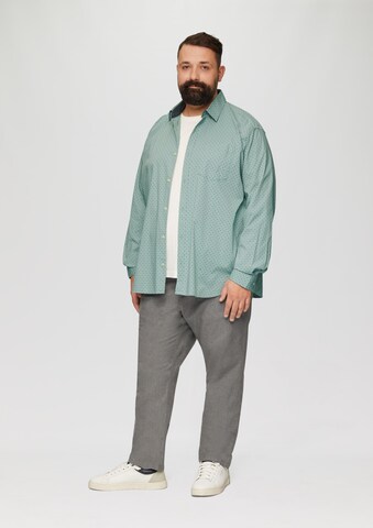s.Oliver Men Big Sizes Comfort Fit Hemd in Grün