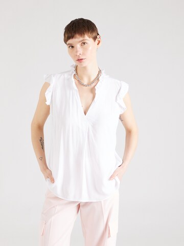 Camicia da donna di Sublevel in bianco: frontale
