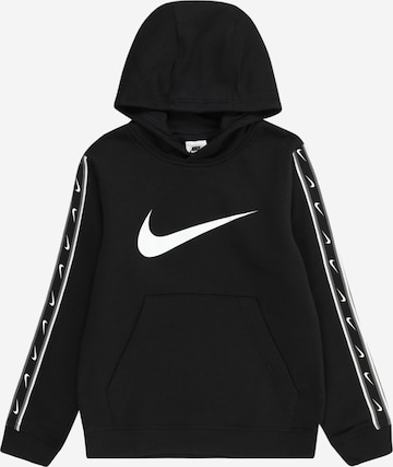 Nike Sportswear Sweatshirt in Schwarz: predná strana