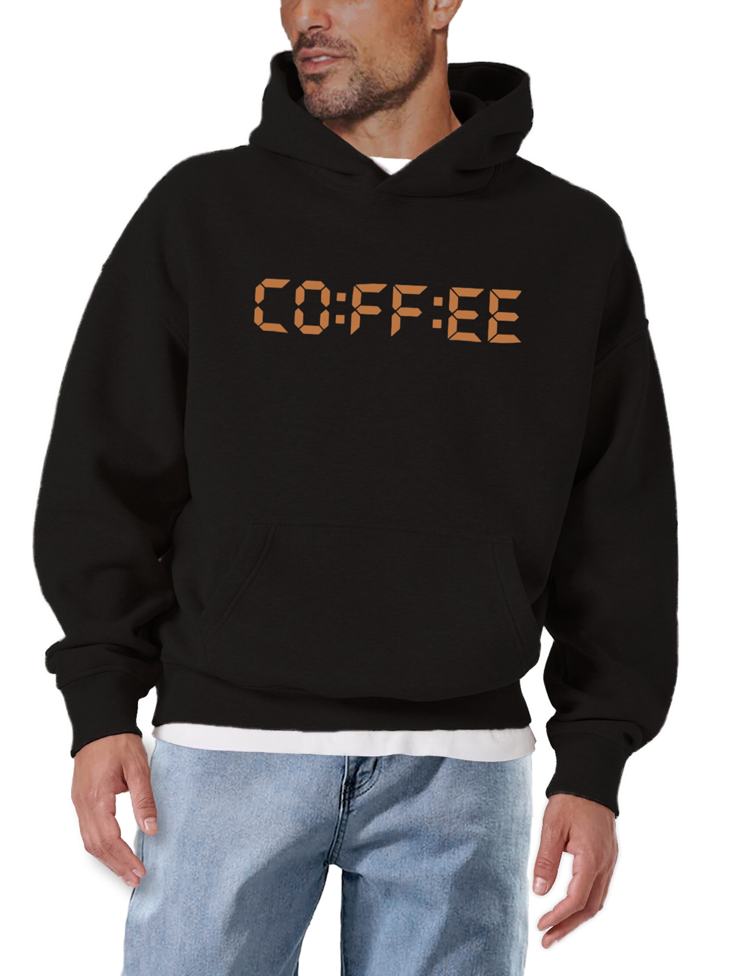 MAKAYA Sweatshirt in Black: front