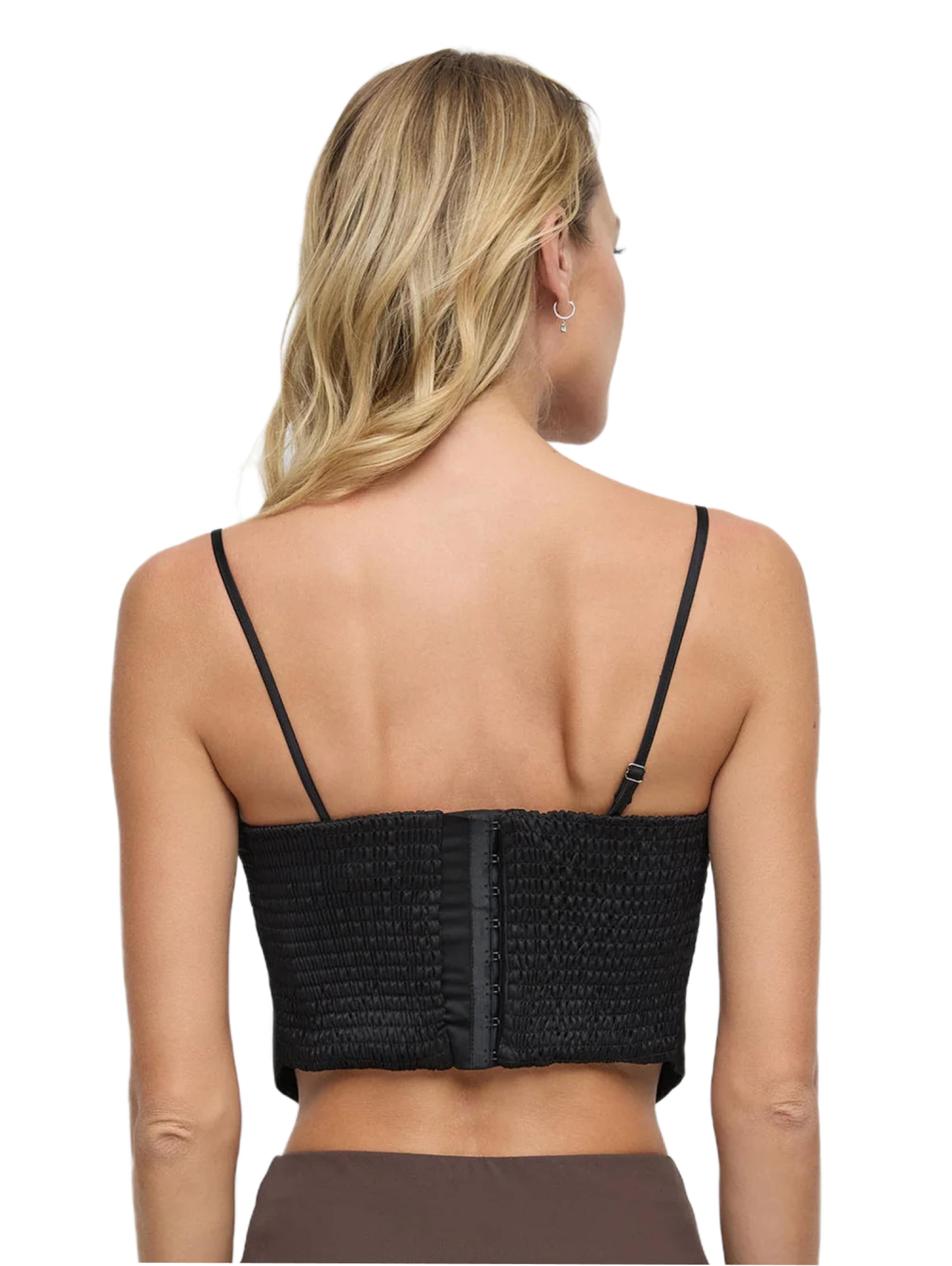 No Matter What Bralette Top in Black