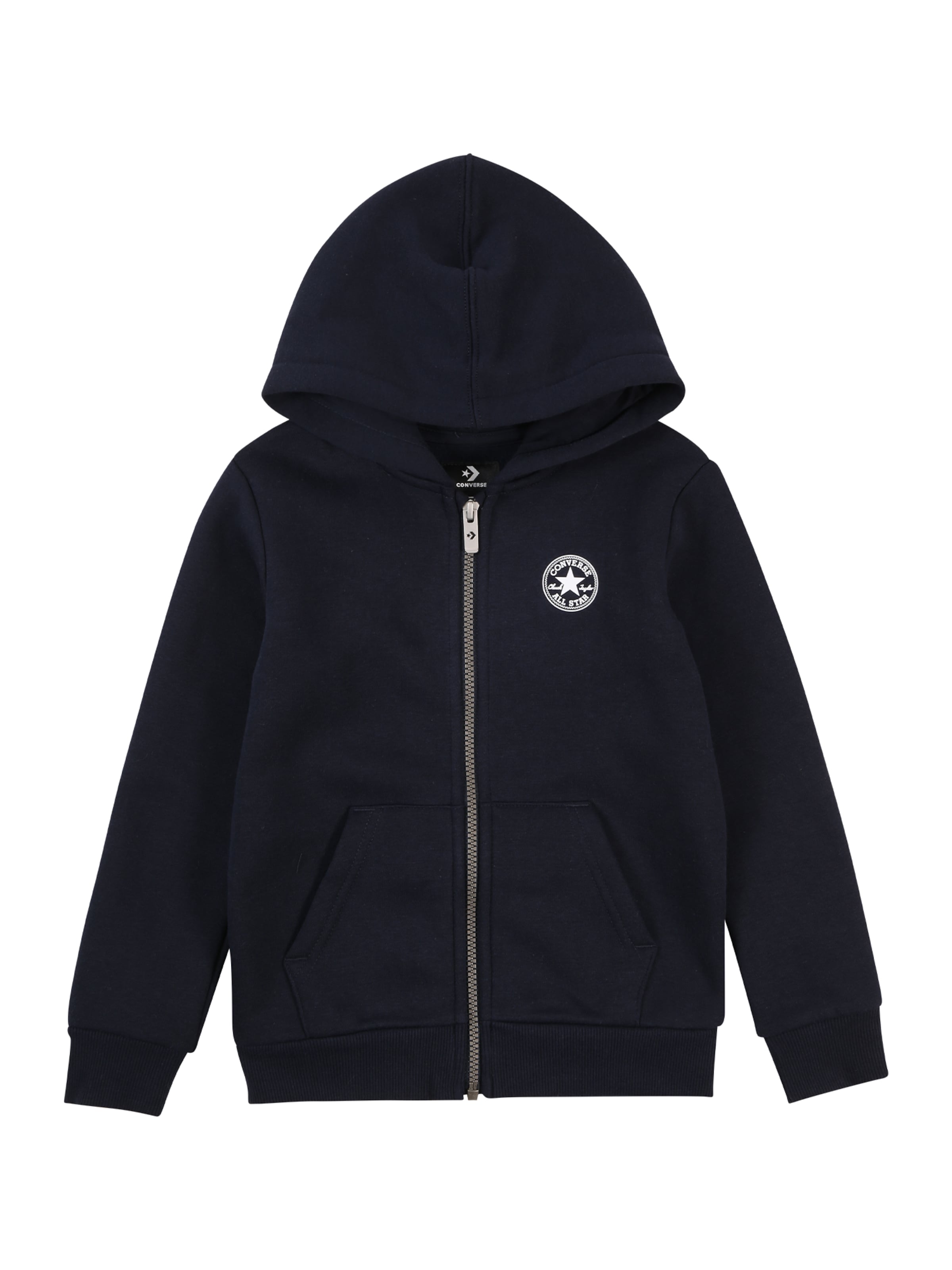 CONVERSE Ζακέτα φούτερ σε μπλε: μπροστά