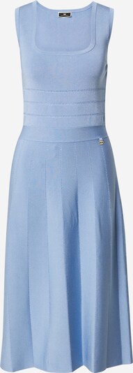 Elisabetta Franchi Sukienka z dzianiny w kolorze podpalany niebieskim, Podgląd produktu