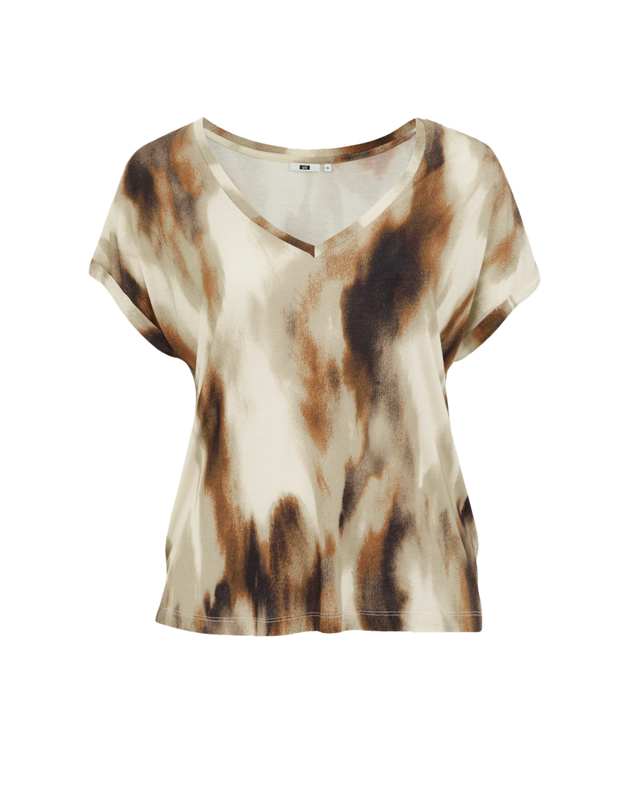 WE Fashion Majica | rjava barva: sprednja stran